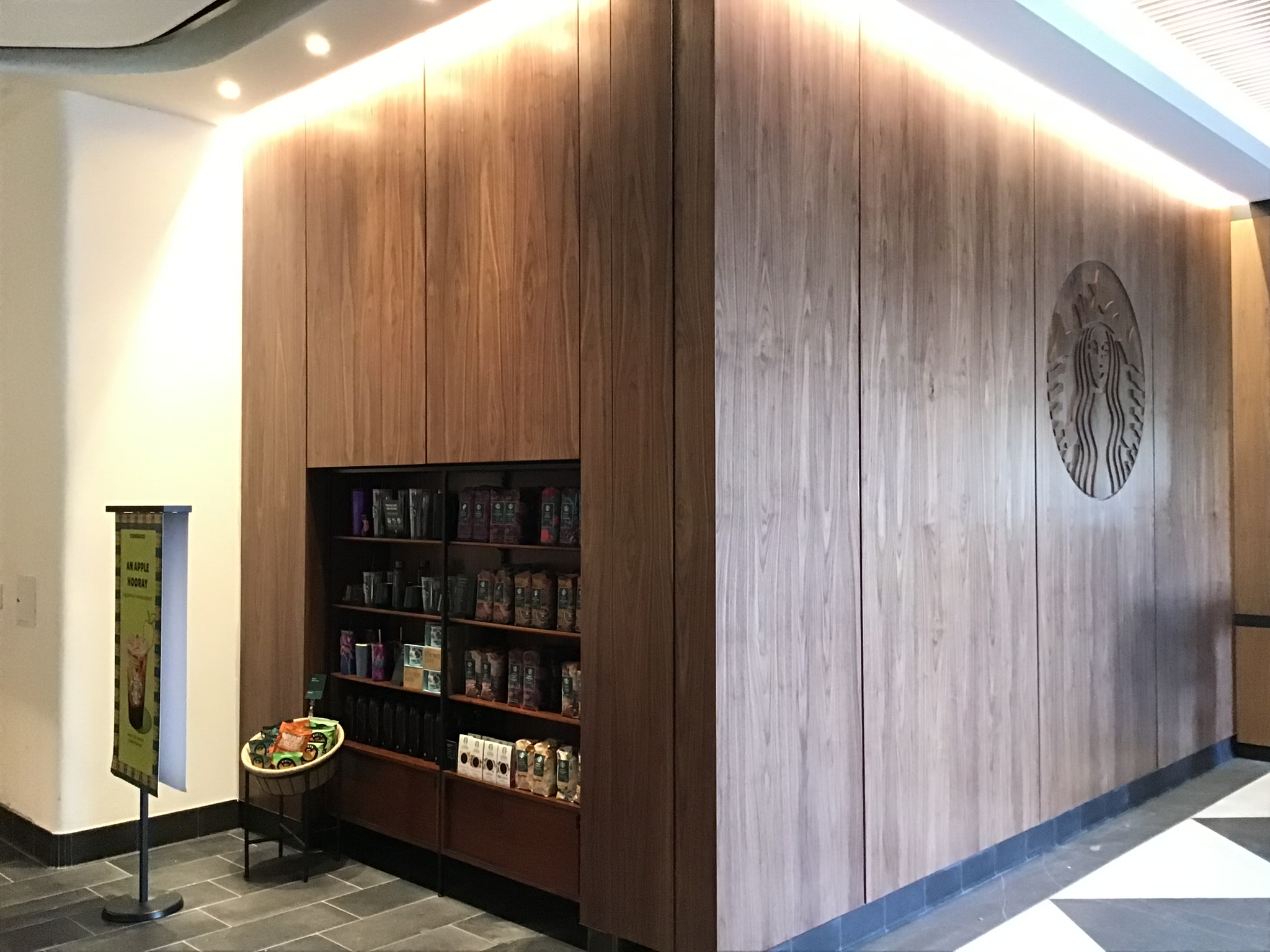 Architectural wood wall and millwork installation by St. Cloud ProServices