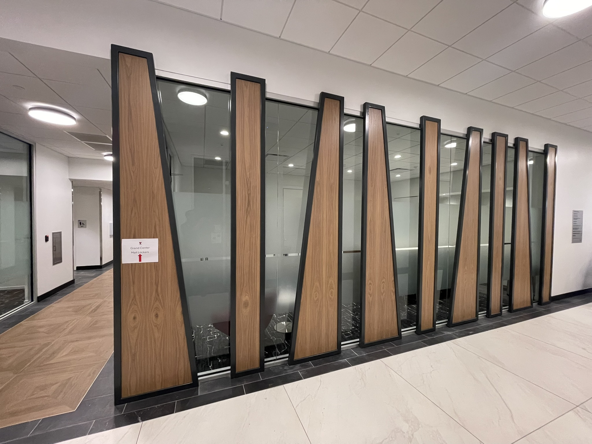 07_Commercial_Decorative_Installation Commercial decorative millwork installation by St. Cloud ProServices